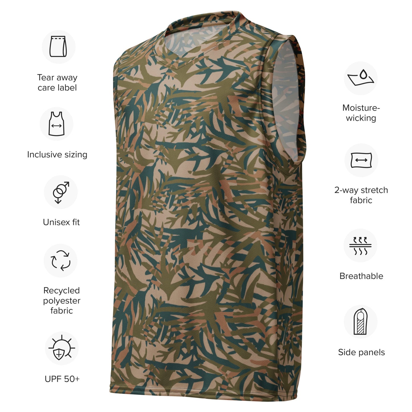 Congo Grasslands CAMO unisex basketball jersey - Basketball Jerseys