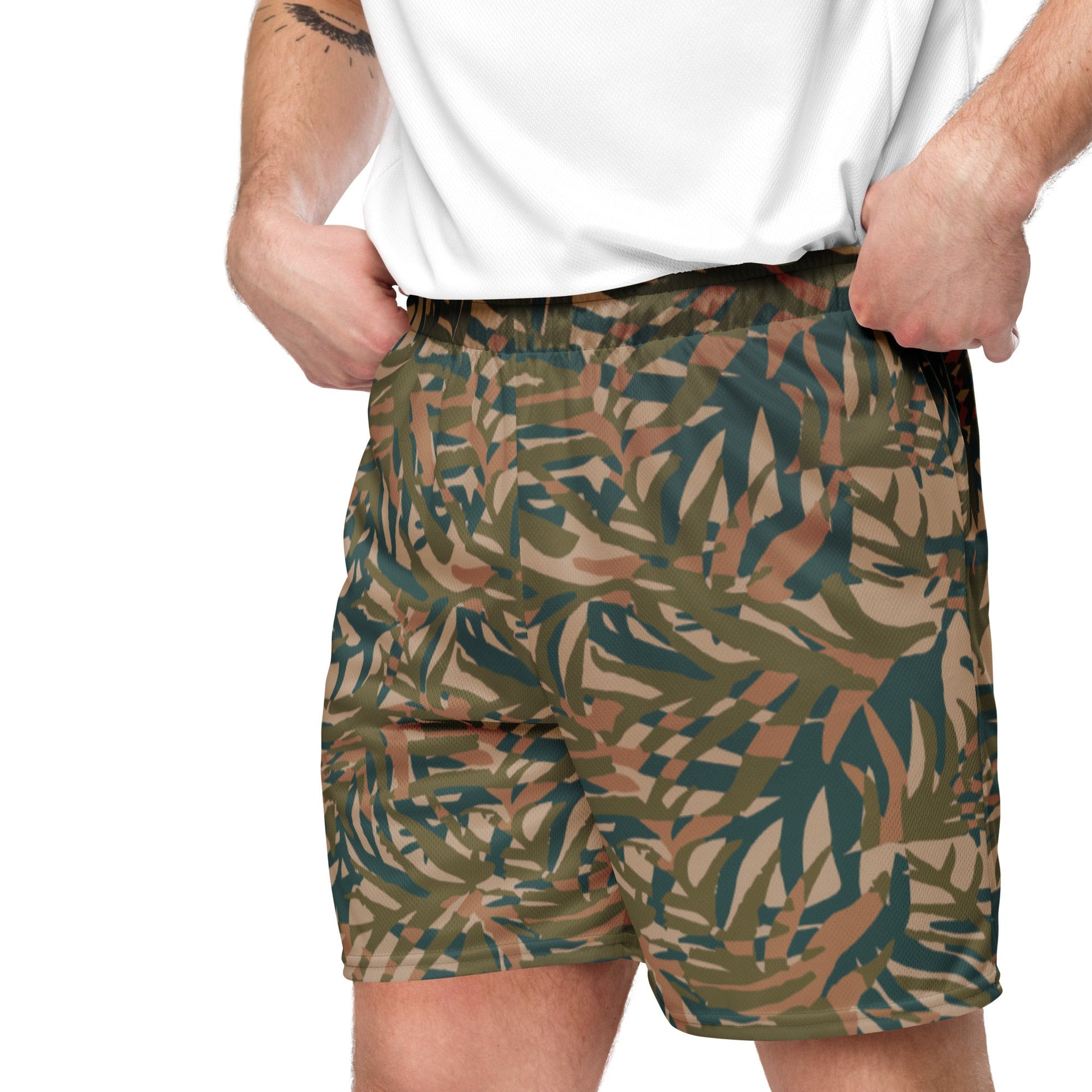 Congo Grasslands CAMO Unisex mesh shorts - Mesh Shorts