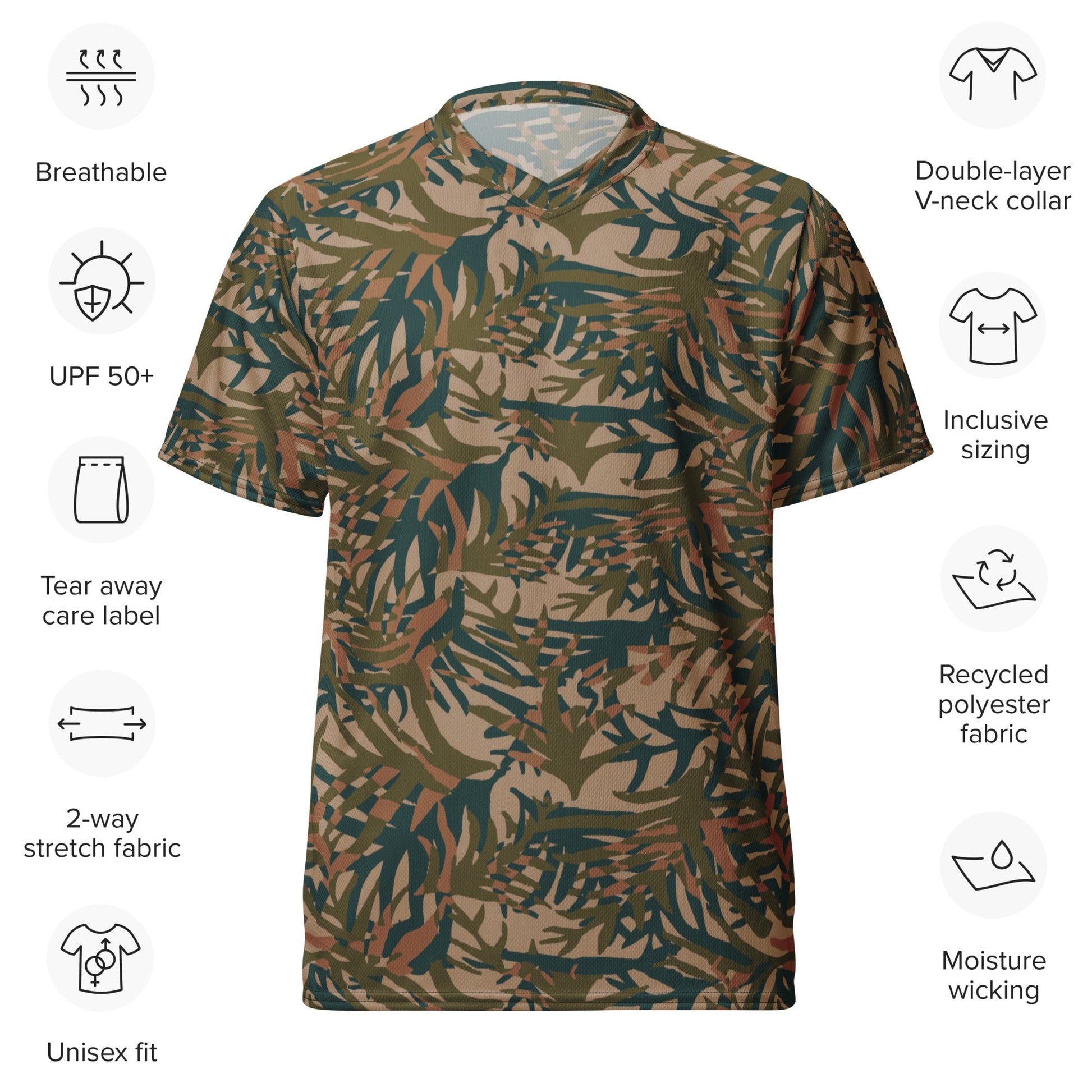 Congo Grasslands CAMO unisex sports jersey - Sports Jerseys