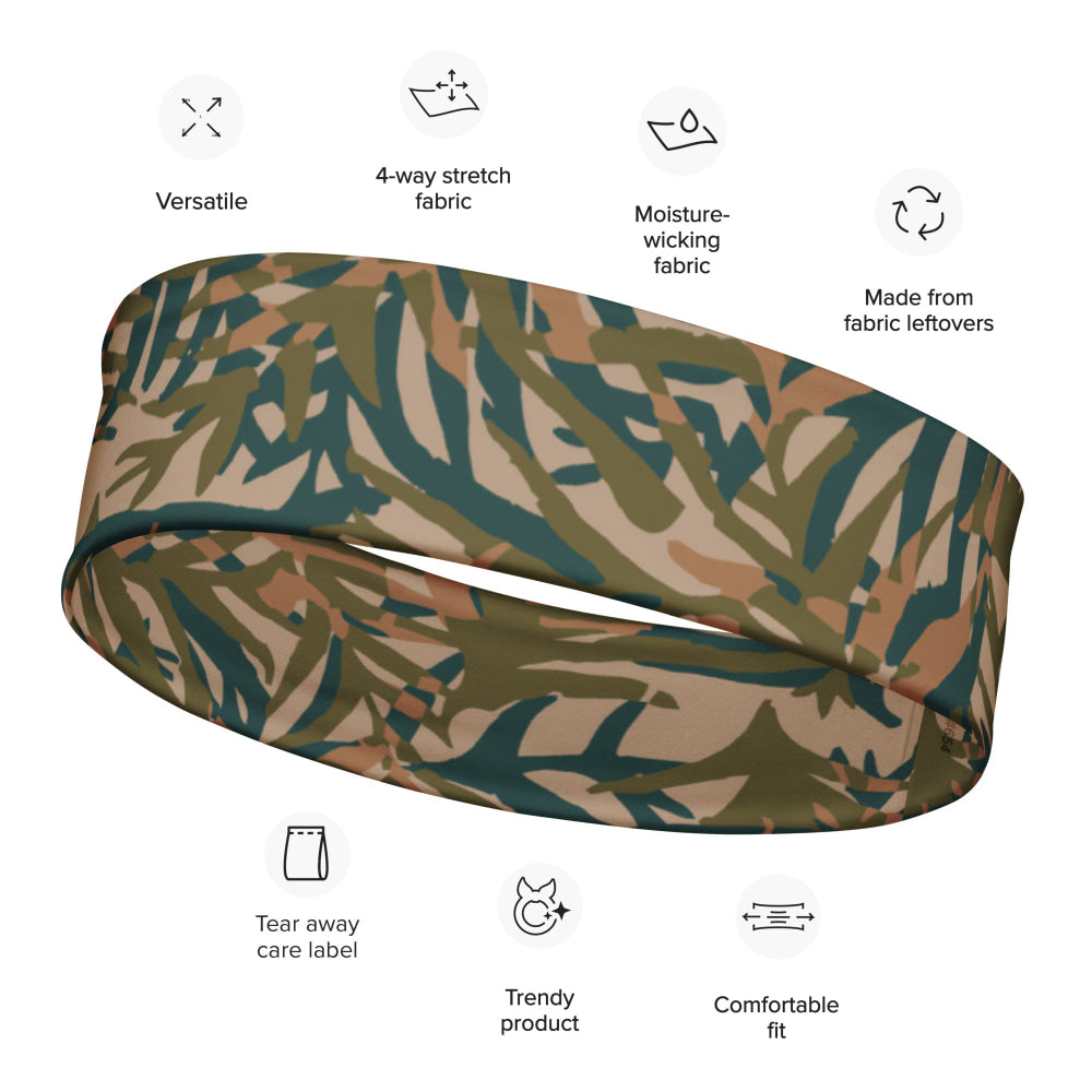 Congo Kin Presidential Guard Grasslands CAMO Headband - M