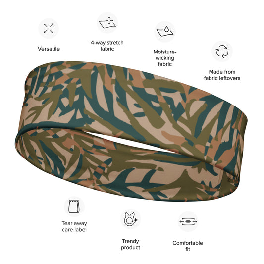 Congo Kin Presidential Guard Grasslands CAMO Headband - M