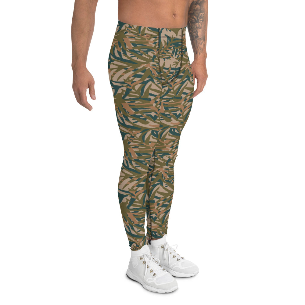 Congo Kin Presidential Guard Grasslands CAMO Men’s Leggings - Mens