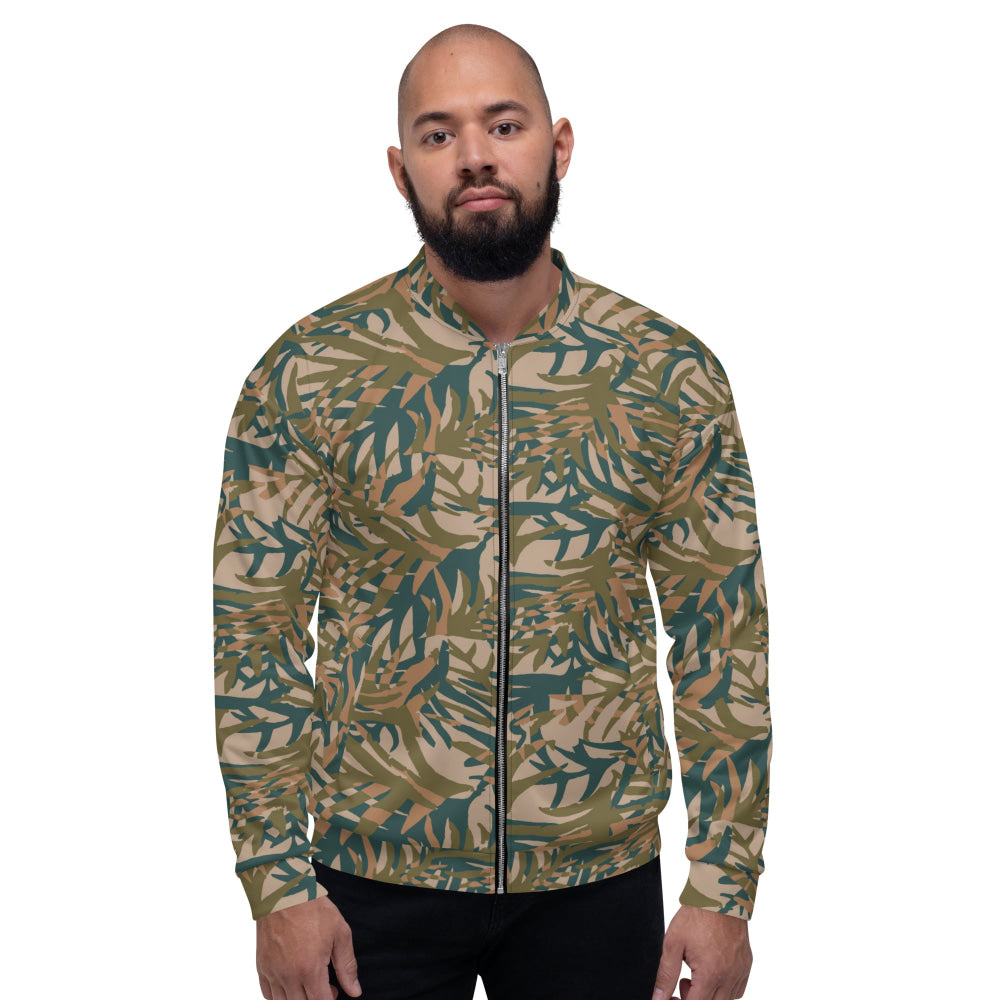 Congo Kin Presidential Guard Grasslands CAMO Unisex Bomber Jacket