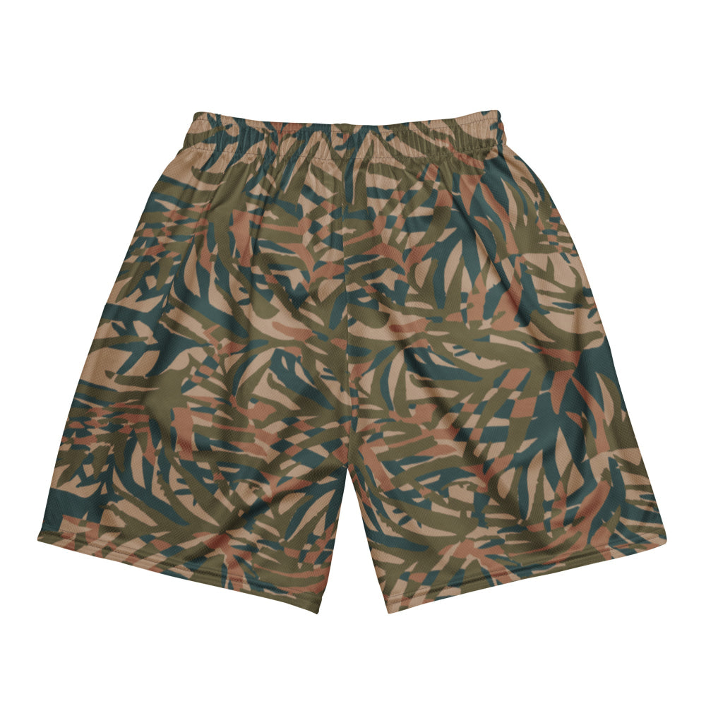 Congo Kin Presidential Guard Grasslands CAMO Unisex mesh shorts - Mesh Shorts