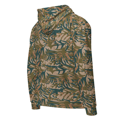 Congo Kin Presidential Guard Grasslands CAMO Unisex zip hoodie - Zip Hoodie