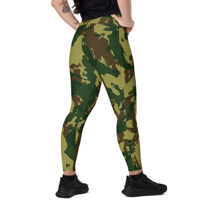 Congo Denison CAMO Leggings with pockets - 2XS - Womens With Pockets