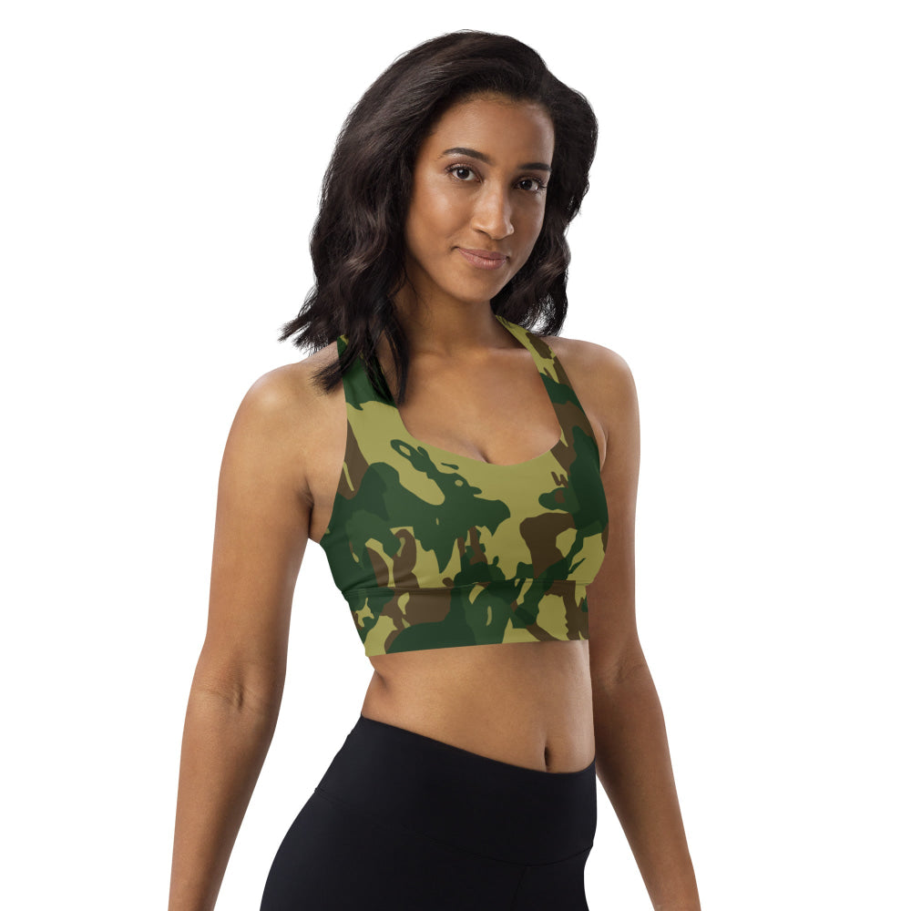 Congo Denison CAMO Longline sports bra - Womens Sports Bra