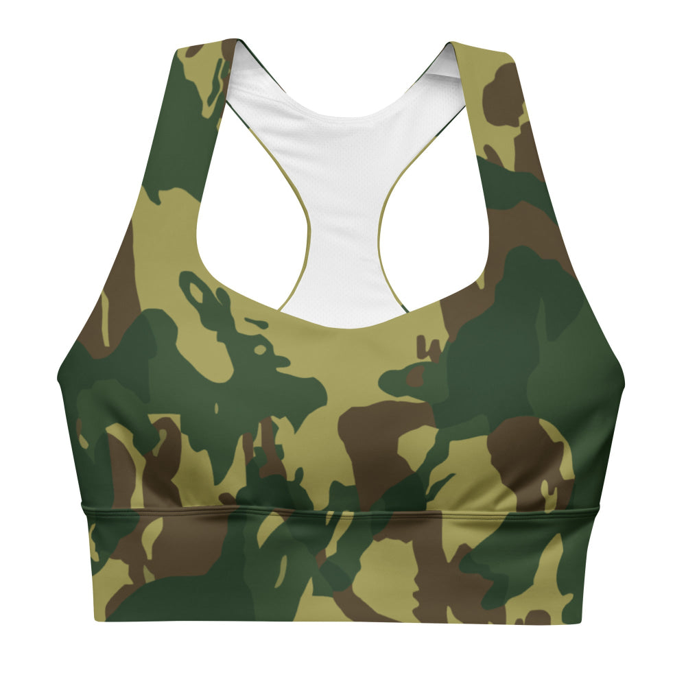 Congo Denison CAMO Longline sports bra - Womens Sports Bra