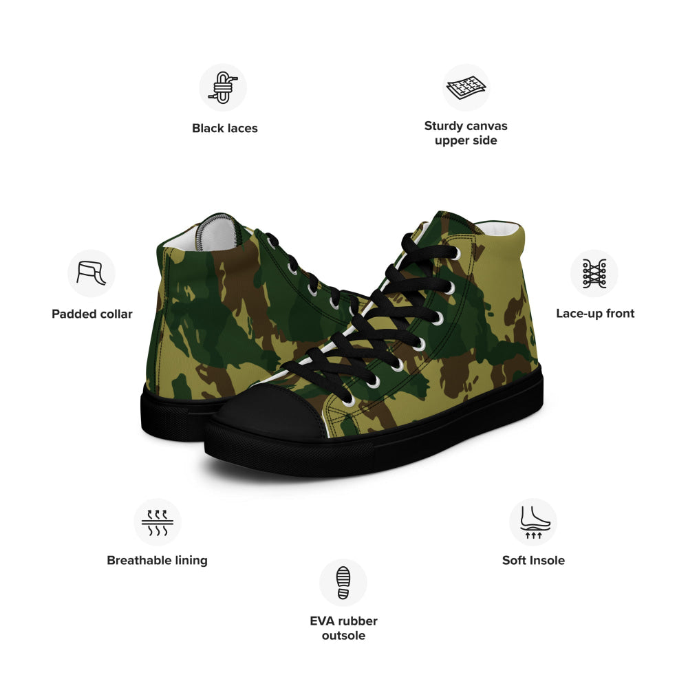 Congo Denison CAMO Men’s high top canvas shoes - Mens High Top Canvas Shoes