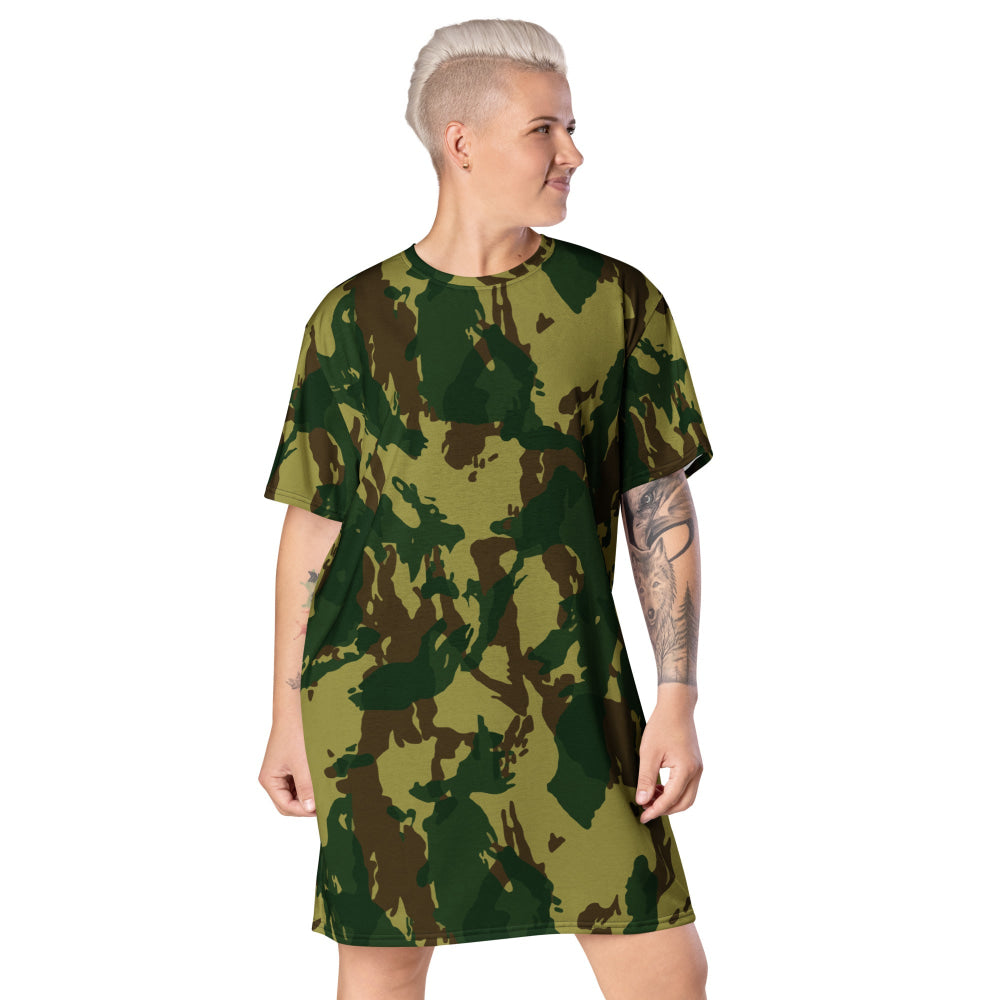 Congo Denison CAMO T-shirt dress - 2XS - Womens T-Shirt Dress