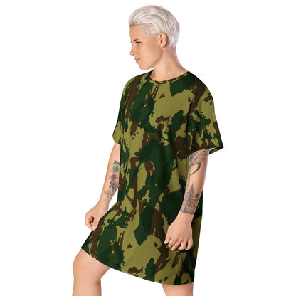 Congo Denison CAMO T-shirt dress - Womens T-Shirt Dress