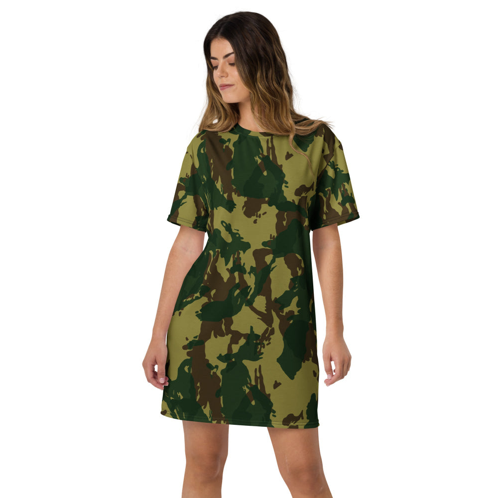 Congo Denison CAMO T-shirt dress - Womens T-Shirt Dress