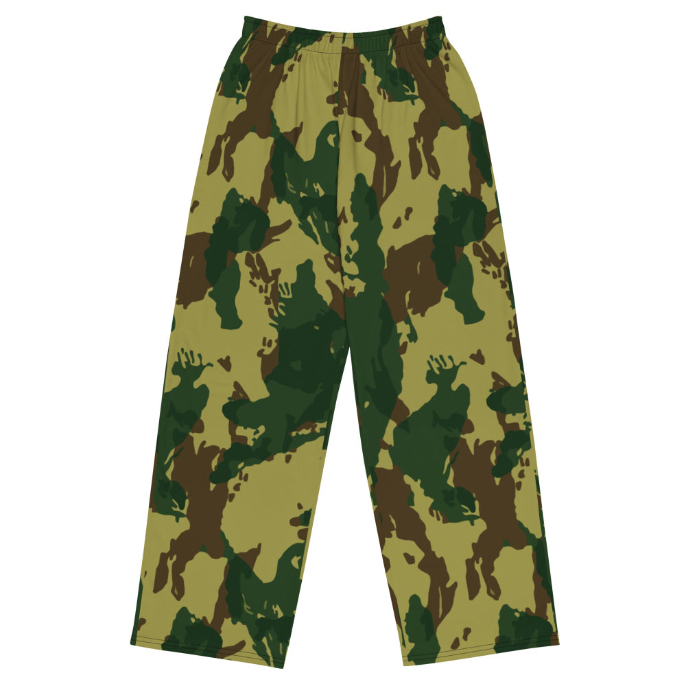 Congo Denison CAMO unisex wide-leg pants - 2XS - Unisex Wide-Leg Pants