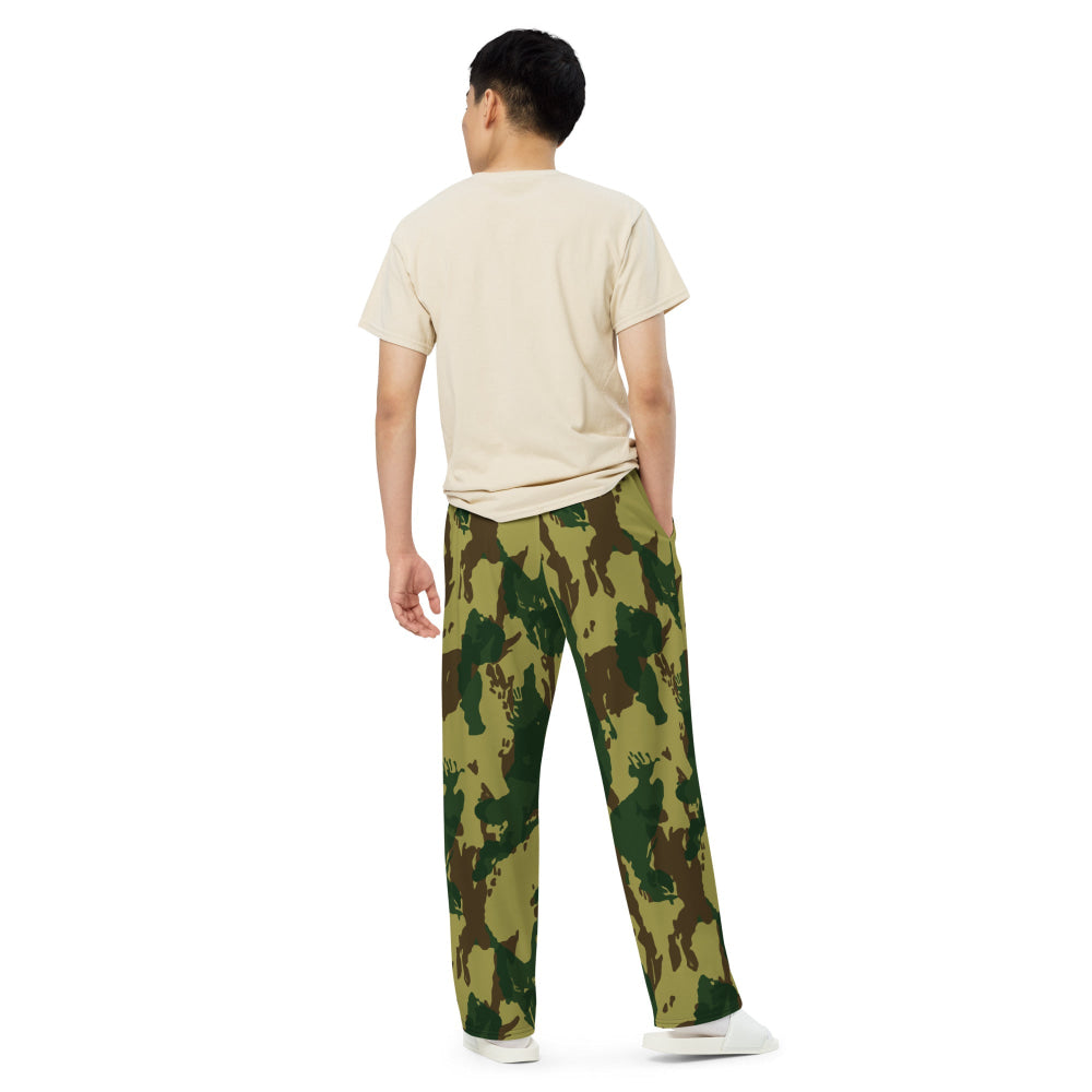 Congo Denison CAMO unisex wide-leg pants - Unisex Wide-Leg Pants