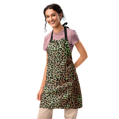 Congo (Zaire) Leopard Spot CAMO Apron