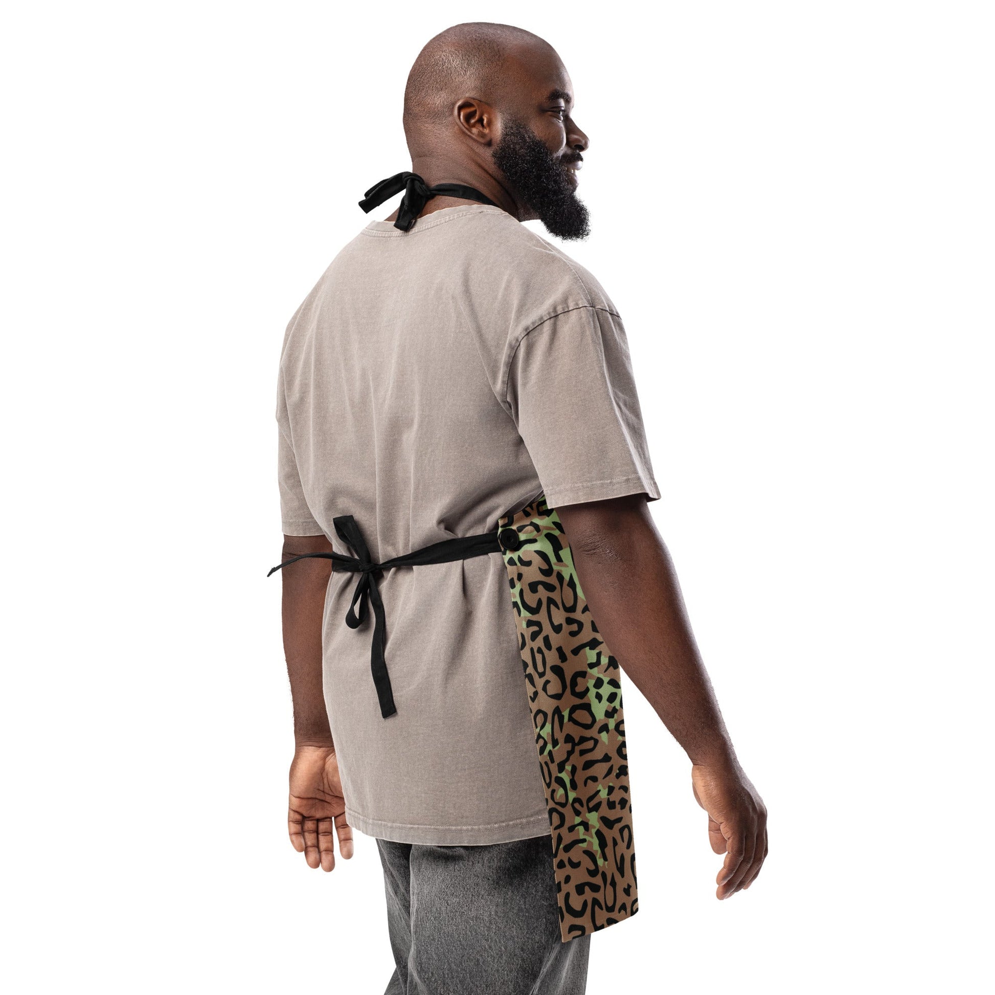 Congo (Zaire) Leopard Spot CAMO Apron
