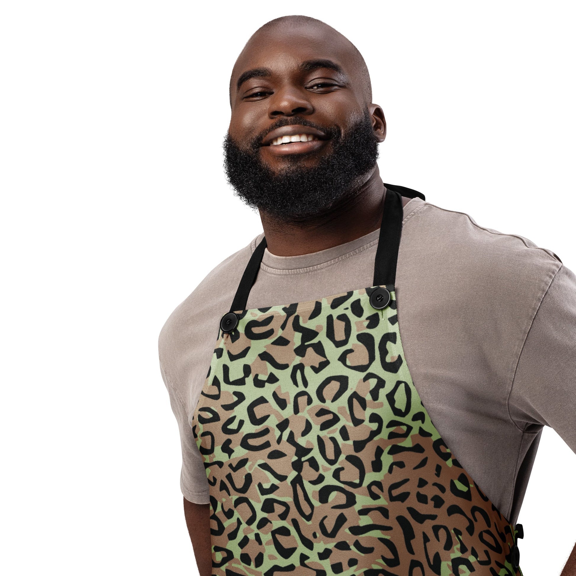 Congo (Zaire) Leopard Spot CAMO Apron