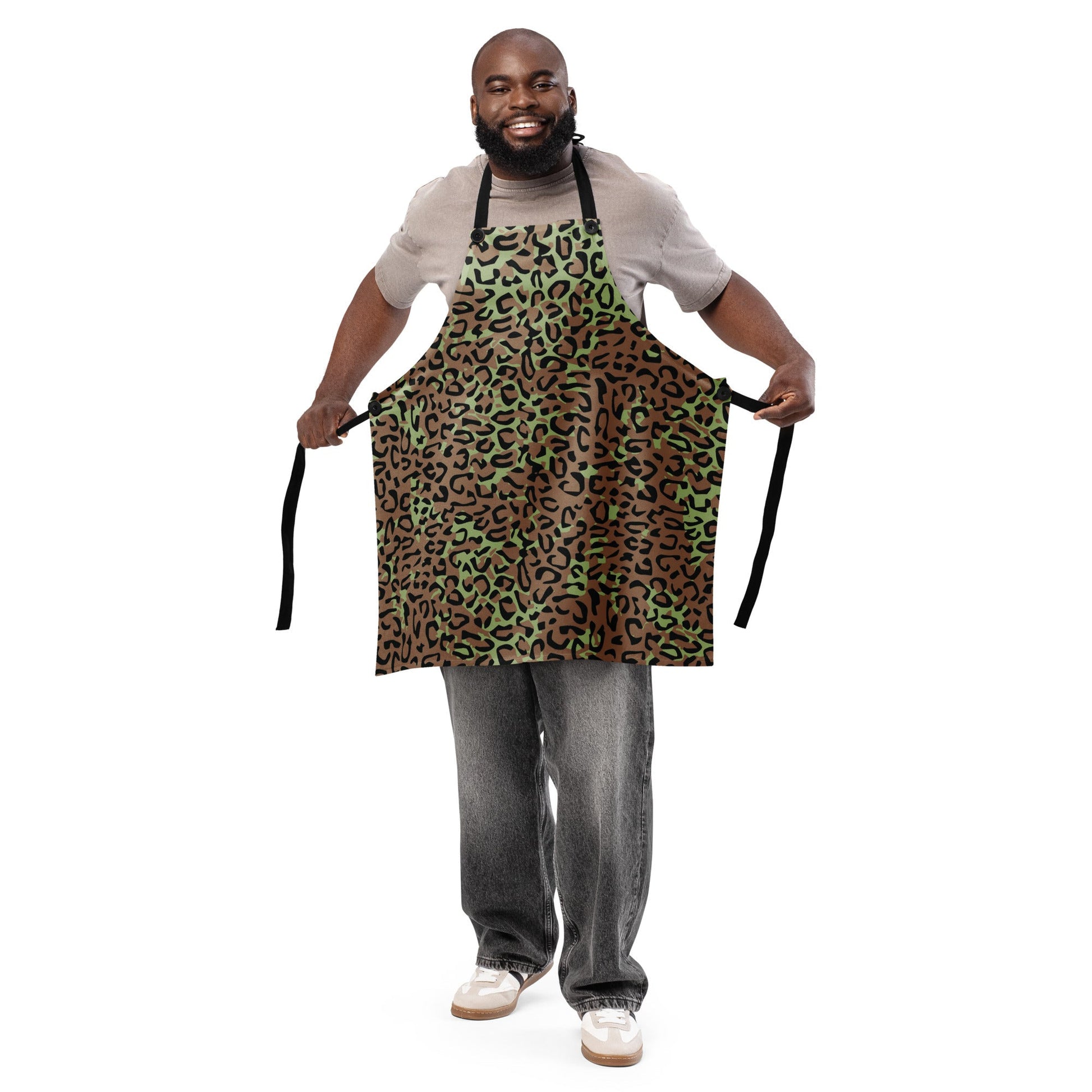 Congo (Zaire) Leopard Spot CAMO Apron