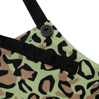 Congo (Zaire) Leopard Spot CAMO Apron