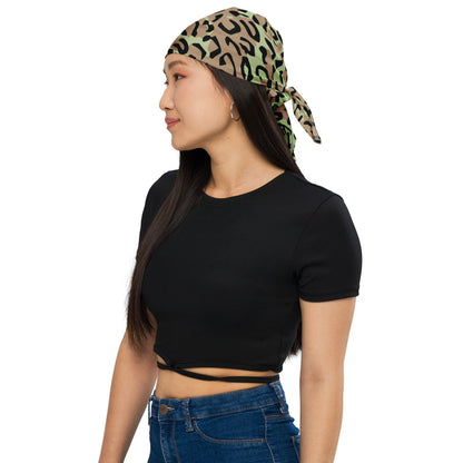 Congo (Zaire) Leopard Spot CAMO bandana