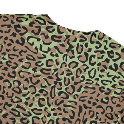 Congo (Zaire) Leopard Spot CAMO baseball jersey