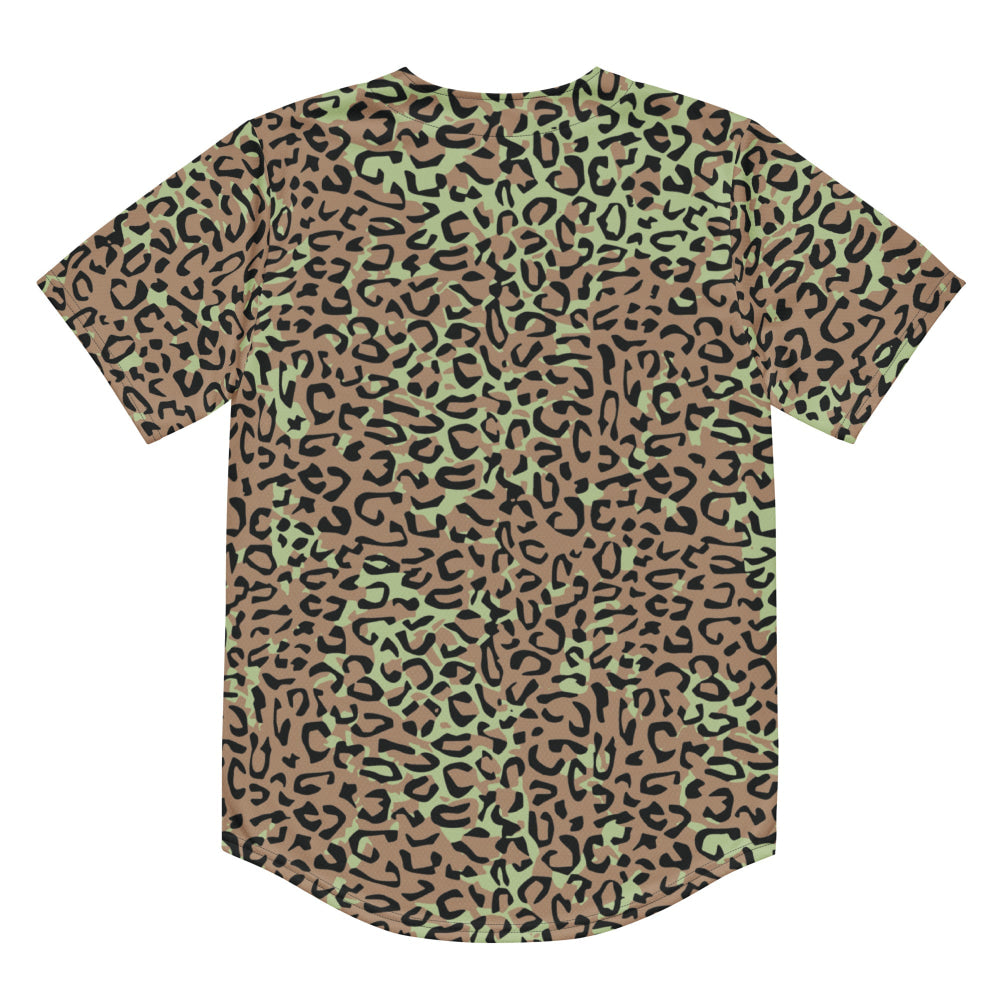 Congo (Zaire) Leopard Spot CAMO baseball jersey