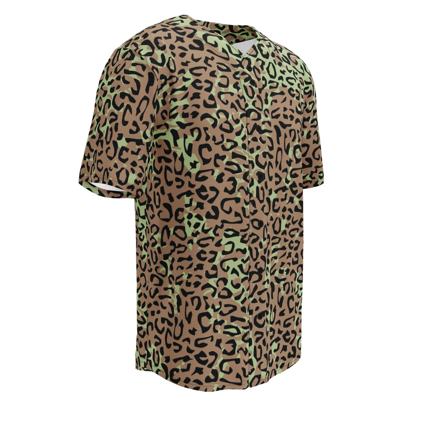 Congo (Zaire) Leopard Spot CAMO baseball jersey - Baseball Jerseys