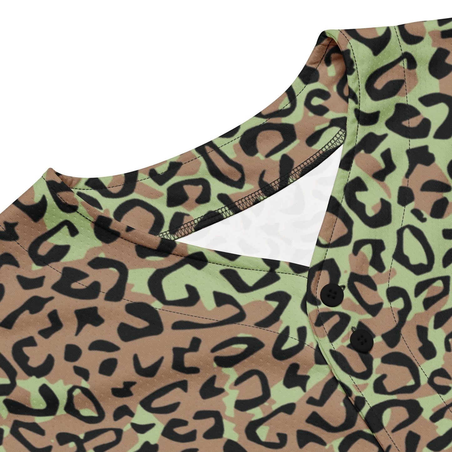 Congo (Zaire) Leopard Spot CAMO baseball jersey - Baseball Jerseys