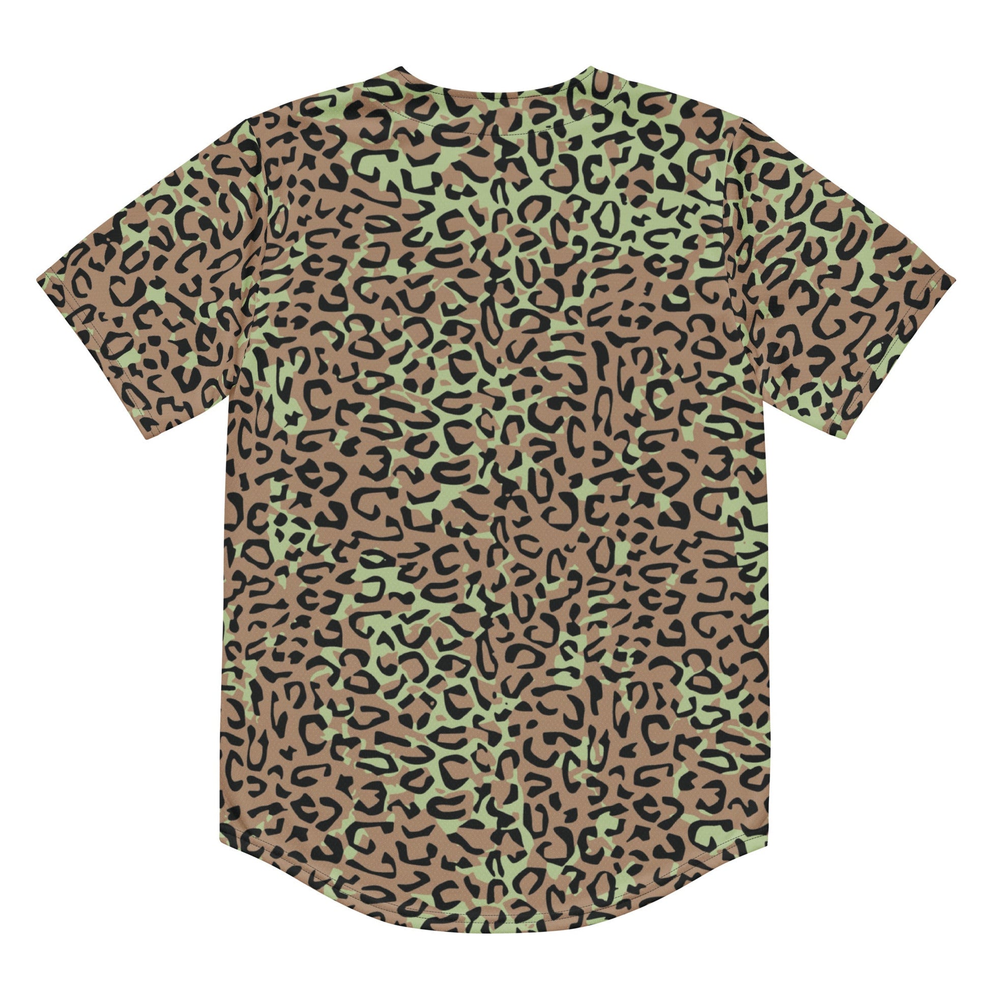 Congo (Zaire) Leopard Spot CAMO baseball jersey - Baseball Jerseys