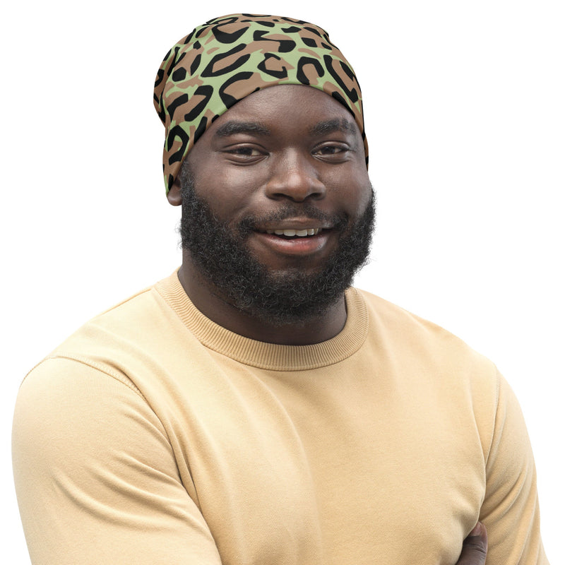 Leopard Spot Zaire CAMO Beanie - Head