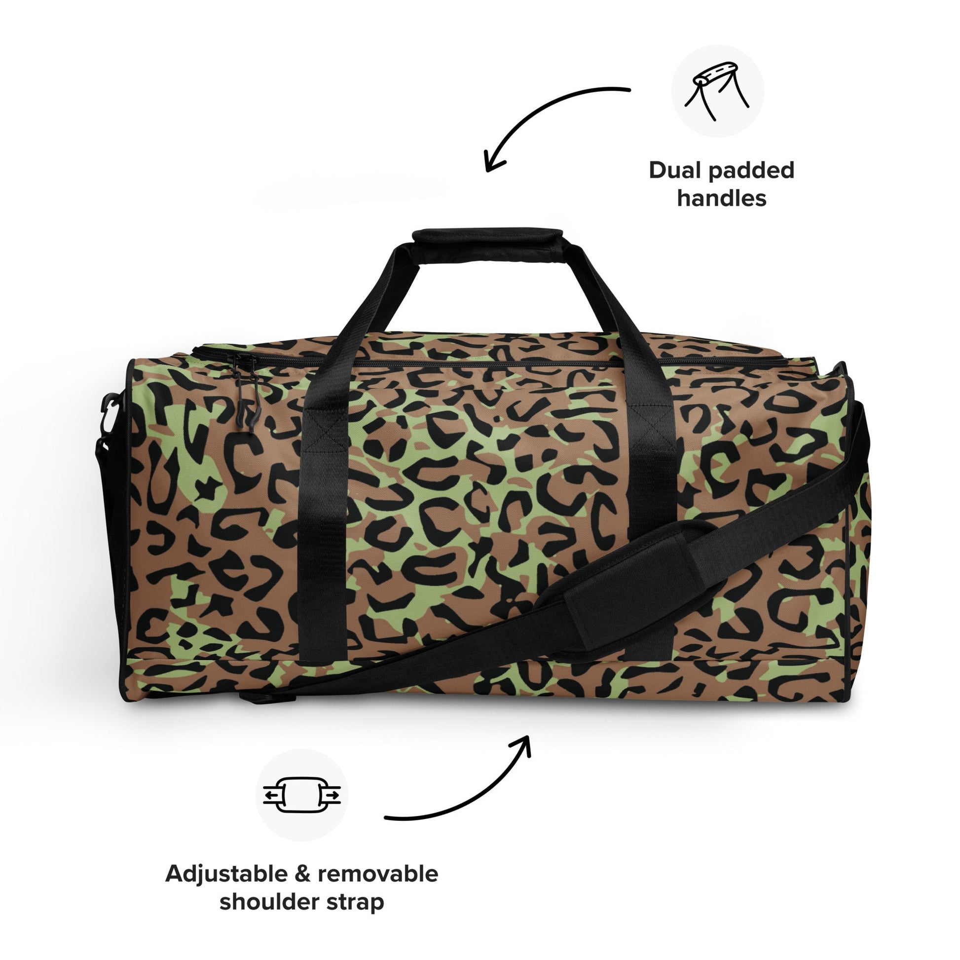 Congo (Zaire) Leopard Spot CAMO Duffle bag - Bags