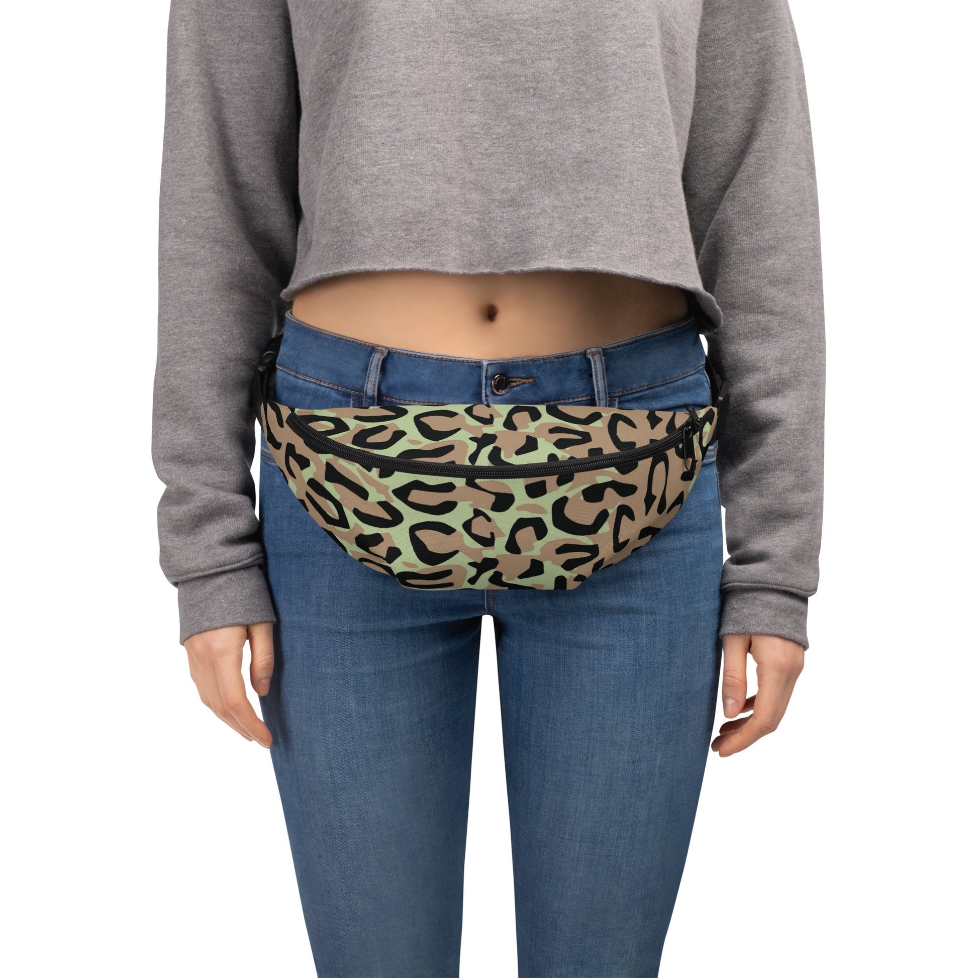 Congo (Zaire) Leopard Spot CAMO Fanny Pack