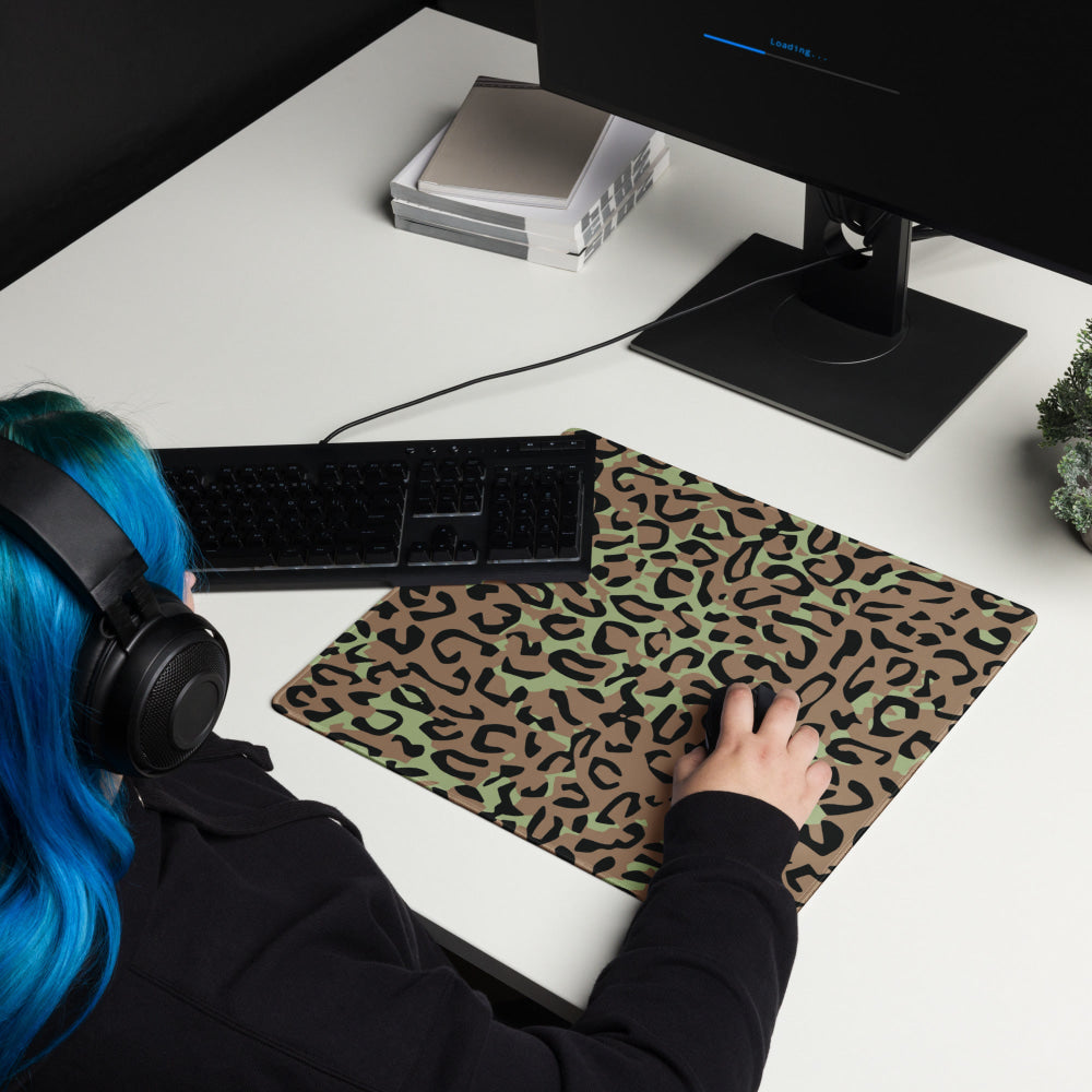 Congo (Zaire) Leopard Spot CAMO Gaming mouse pad - 18″×16″