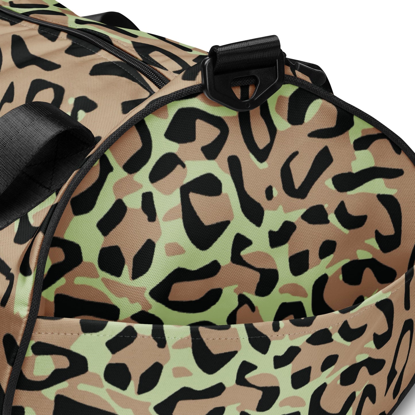 Congo (Zaire) Leopard Spot CAMO Gym Bag