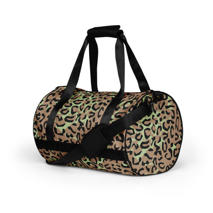 Congo (Zaire) Leopard Spot CAMO Gym Bag