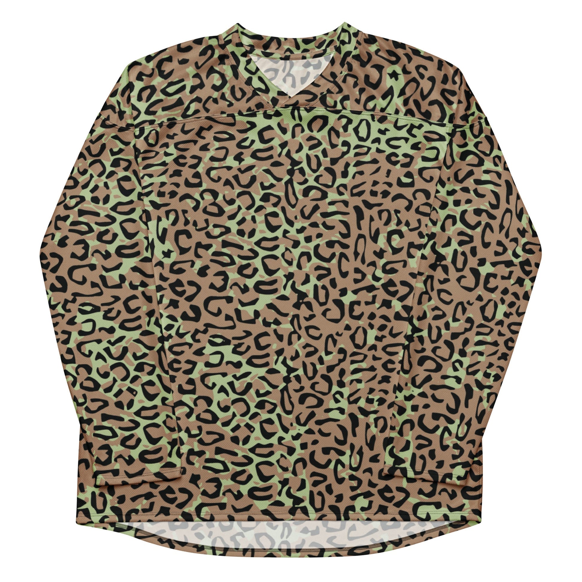 Congo (Zaire) Leopard Spot CAMO hockey fan jersey - Hockey Jerseys