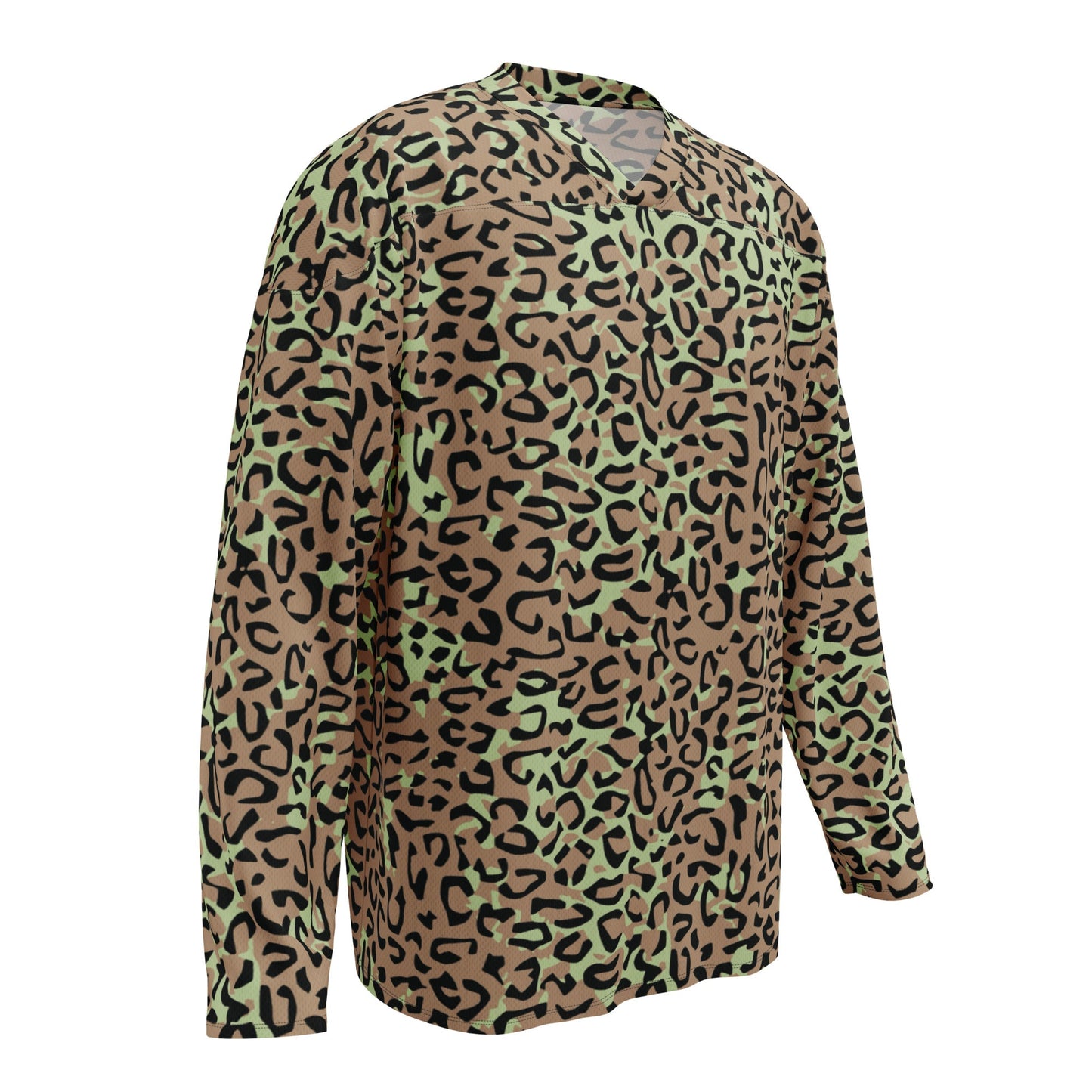 Congo (Zaire) Leopard Spot CAMO hockey fan jersey - Hockey Jerseys
