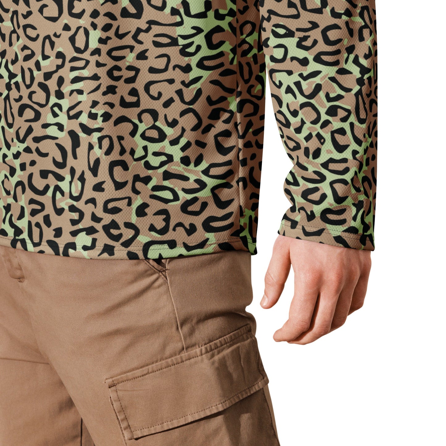 Congo (Zaire) Leopard Spot CAMO hockey fan jersey - Hockey Jerseys