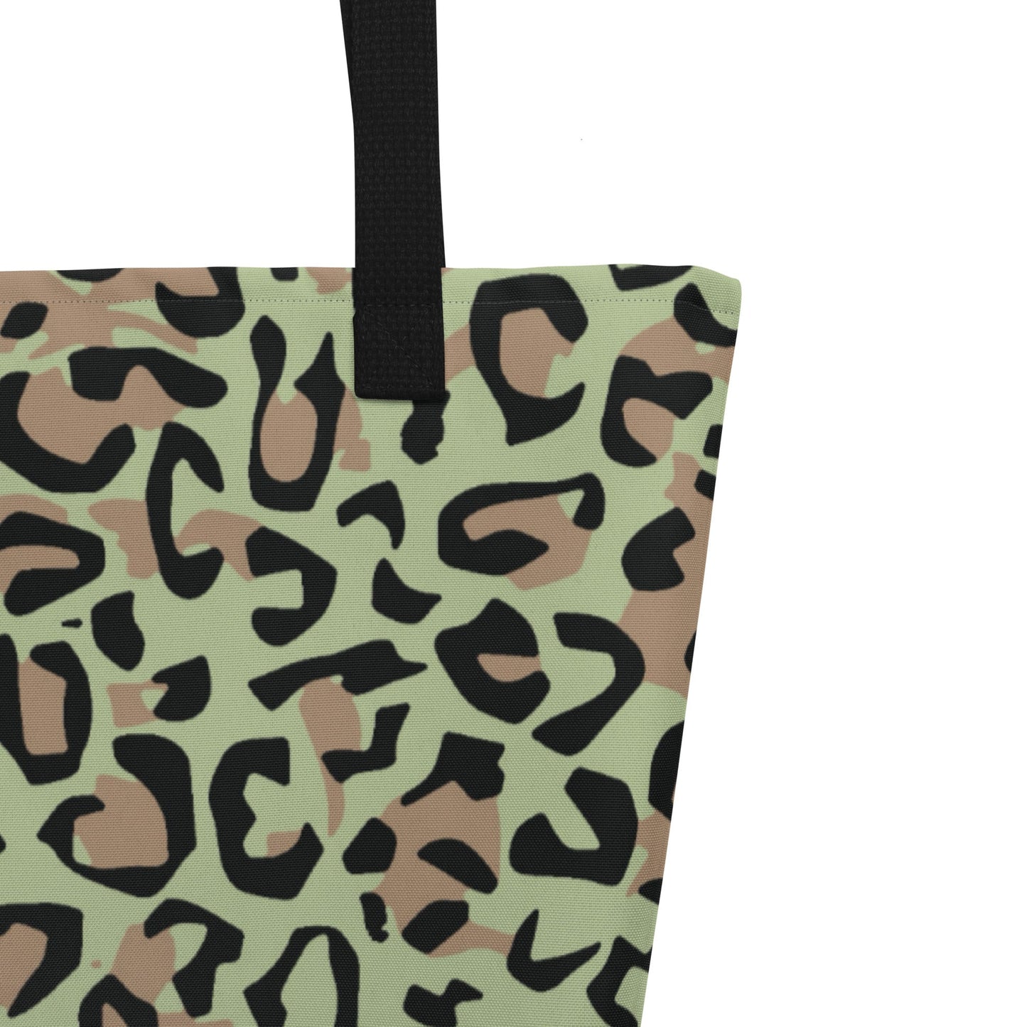 Congo (Zaire) Leopard Spot CAMO Large Tote Bag