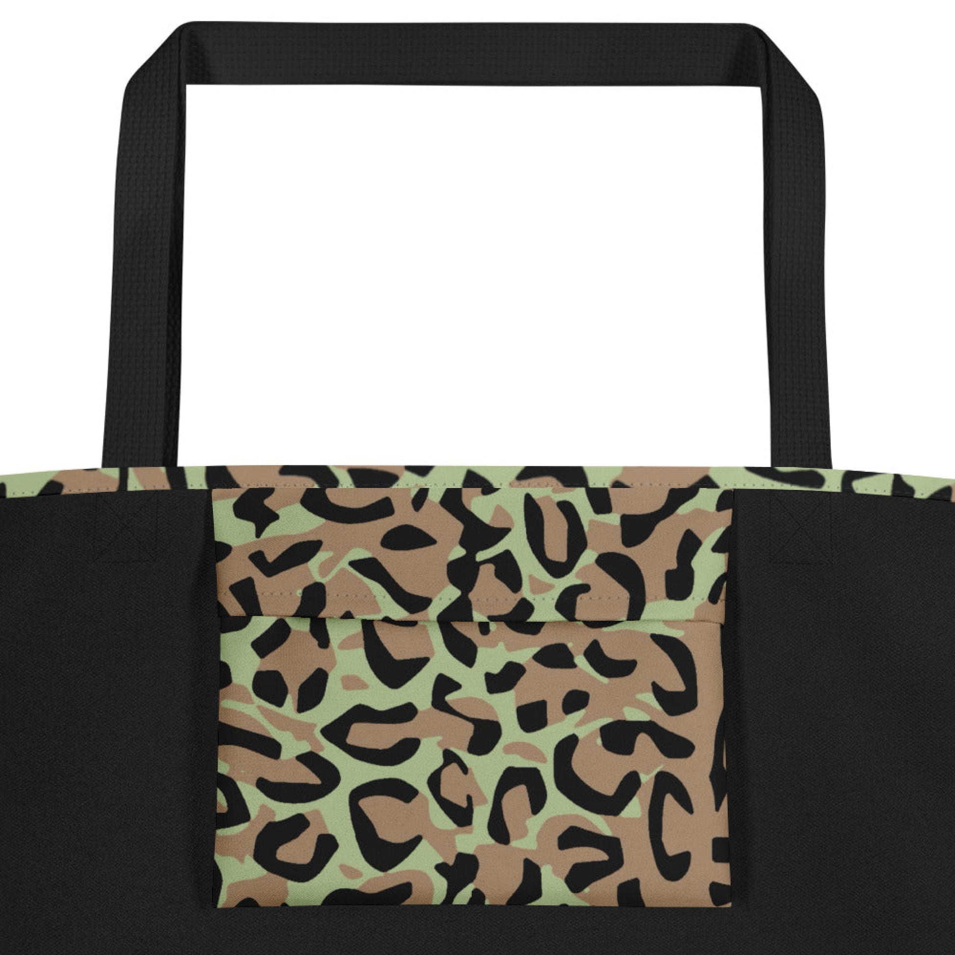 Congo (Zaire) Leopard Spot CAMO Large Tote Bag