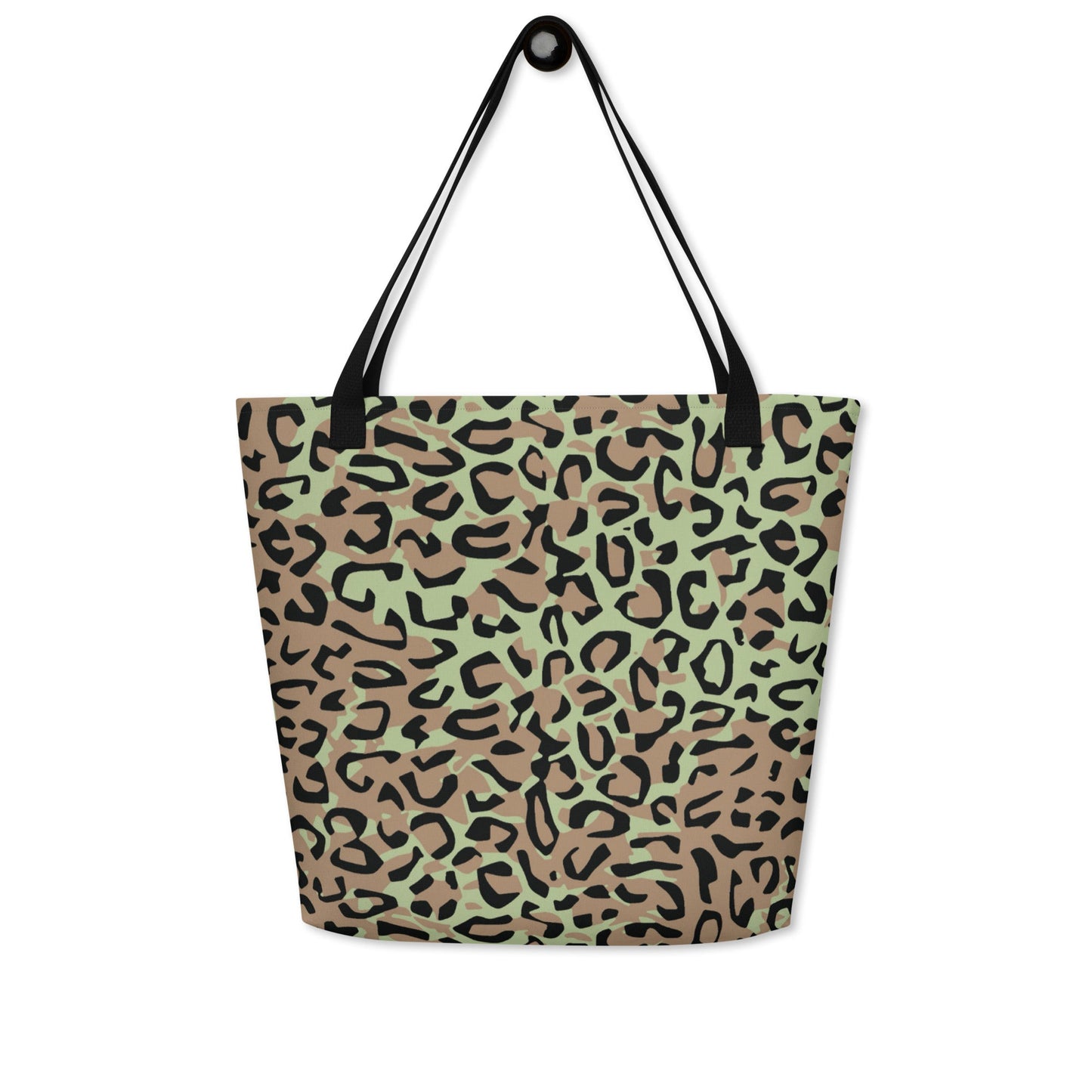 Congo (Zaire) Leopard Spot CAMO Large Tote Bag
