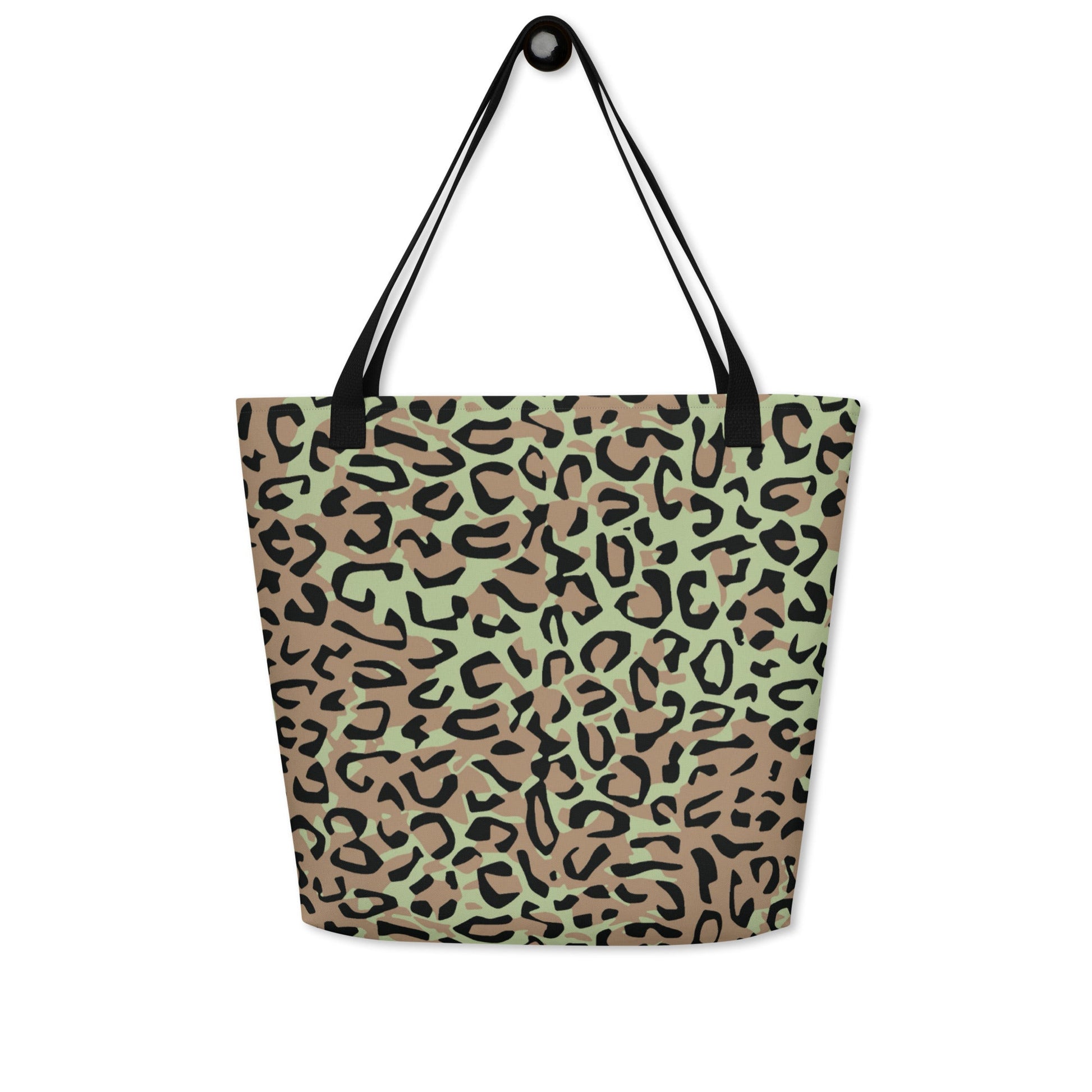 Congo (Zaire) Leopard Spot CAMO Large Tote Bag