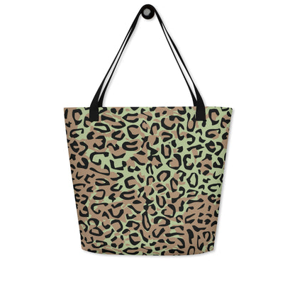 Congo (Zaire) Leopard Spot CAMO Large Tote Bag