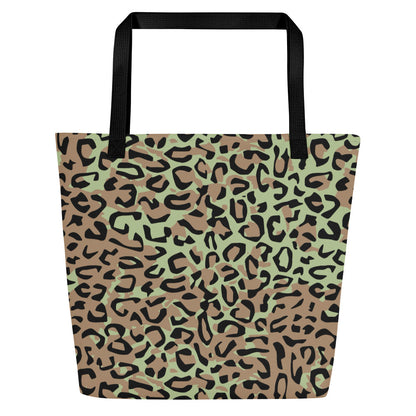 Congo (Zaire) Leopard Spot CAMO Large Tote Bag