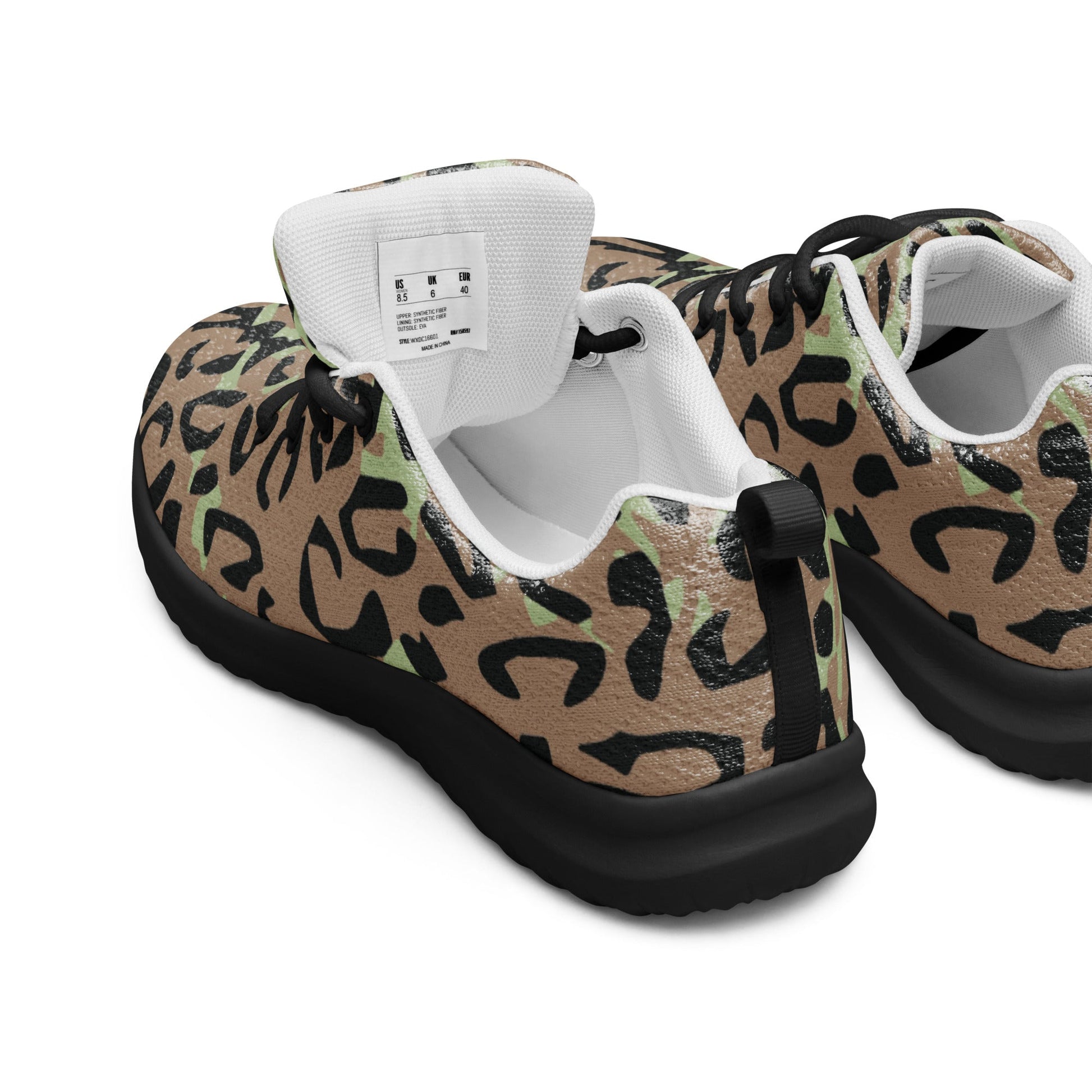 Congo (Zaire) Leopard Spot CAMO Mens Athletic Shoes