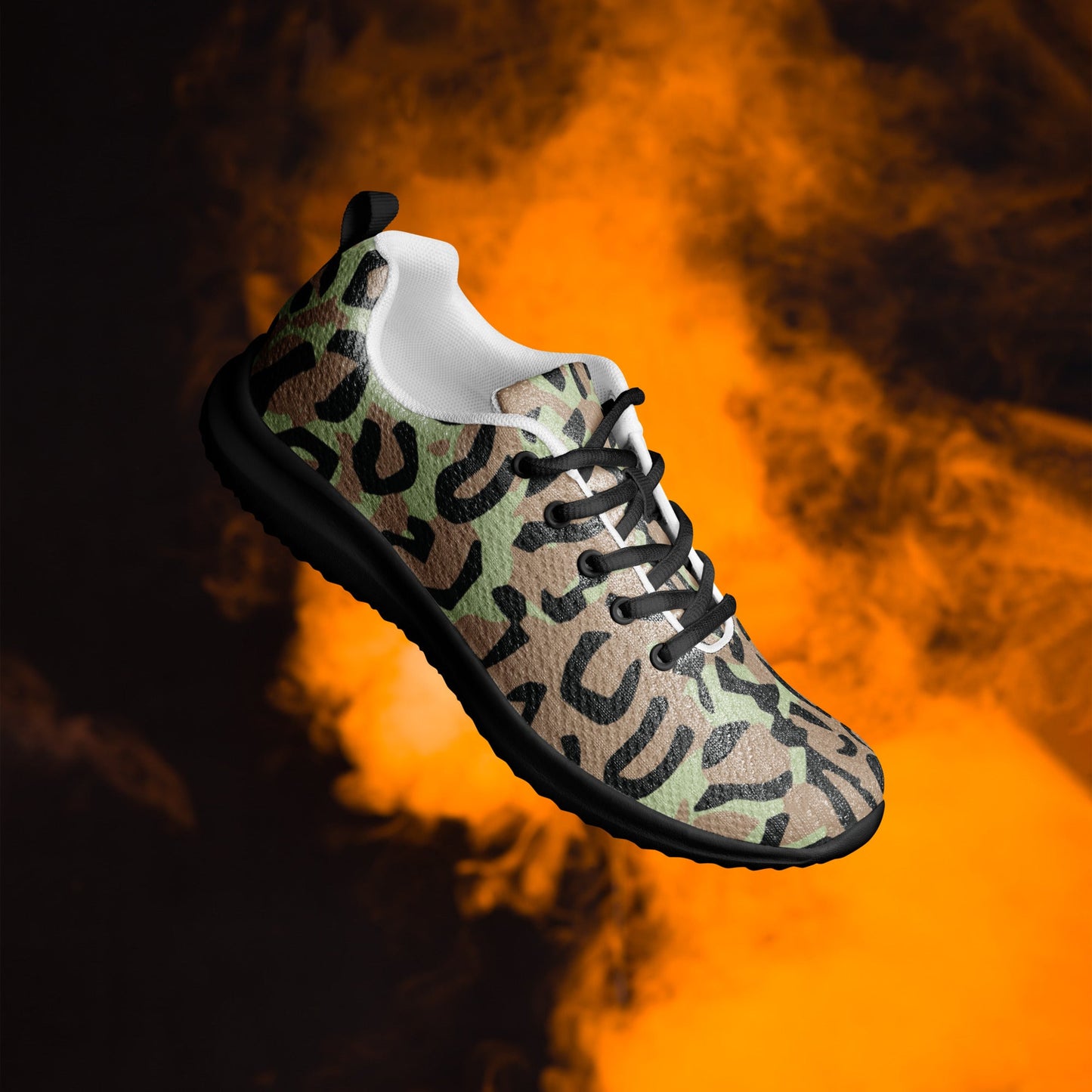 Congo (Zaire) Leopard Spot CAMO Mens Athletic Shoes