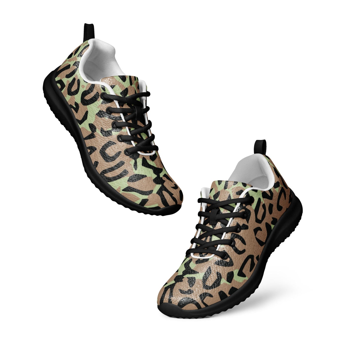Congo (Zaire) Leopard Spot CAMO Mens Athletic Shoes