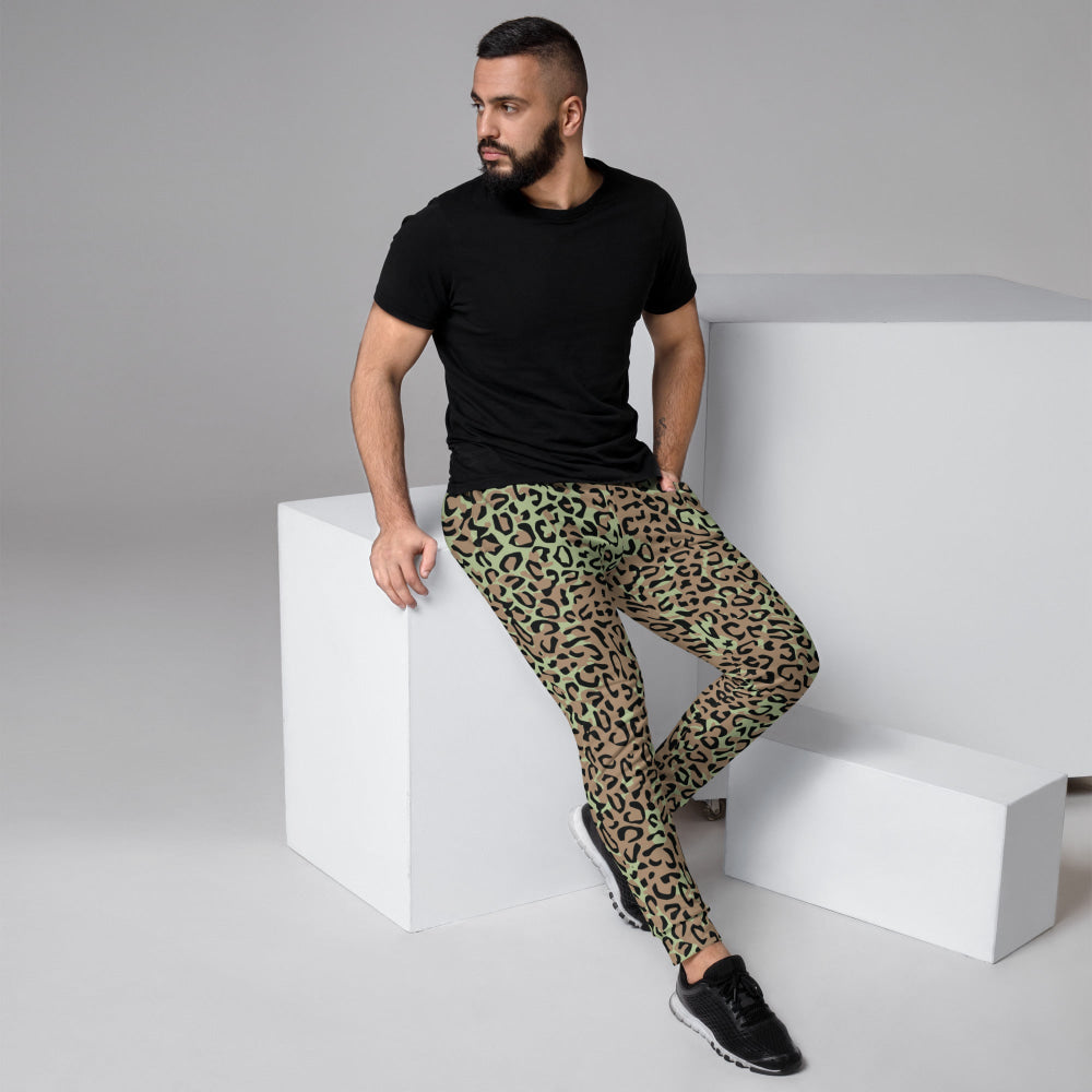 Congo (Zaire) Leopard Spot CAMO Men’s Joggers - XS - Mens