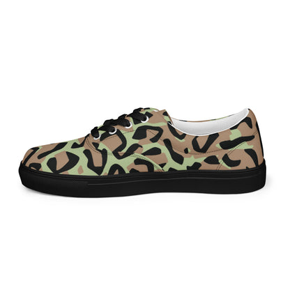 Congo (Zaire) Leopard Spot CAMO Mens Lace-Up Canvas Shoes - Lace-up