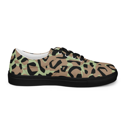 Congo (Zaire) Leopard Spot CAMO Mens Lace-Up Canvas Shoes - Lace-up
